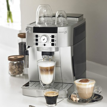 De'Longhi Magnifica S ECAM 22.110.SB Αυτόματη Μηχανή Espresso 1450W Πίεσης 15bar με Μύλο Άλεσης Ασημί